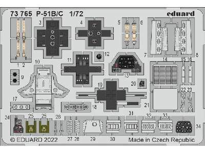 P-51B/ C 1/72 - ARMA HOBBY - image 1