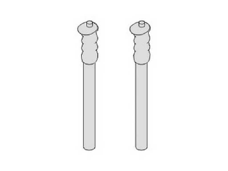 P-51D  Control column (2 pcs) 1/32 for Hasegawa / Dragon kit - image 1