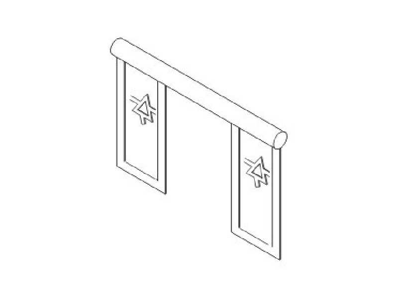 P-51D/K  Rudder pedals 1/32 for Dragon kit - image 1