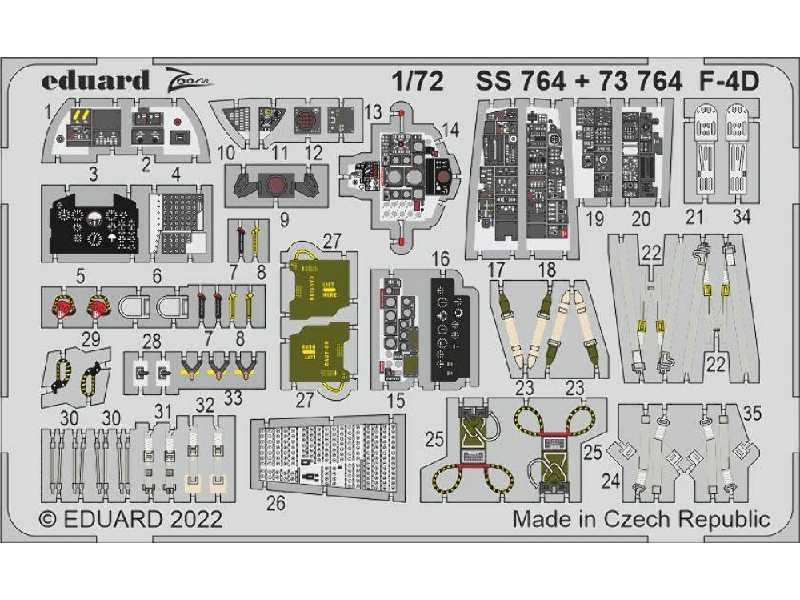 F-4D 1/72 - FINE MOLDS - image 1