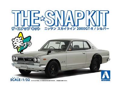 Nissan Skyline 2000 Gt-r (Silver) - Snap Kit - image 1