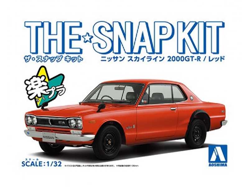 Nissan Skyline 2000 Gt-r (Red) - Snap Kit - image 1