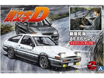 Fujiwara Takumi Ae86 Trueno (Project-d Ver.) With Figure - image 1