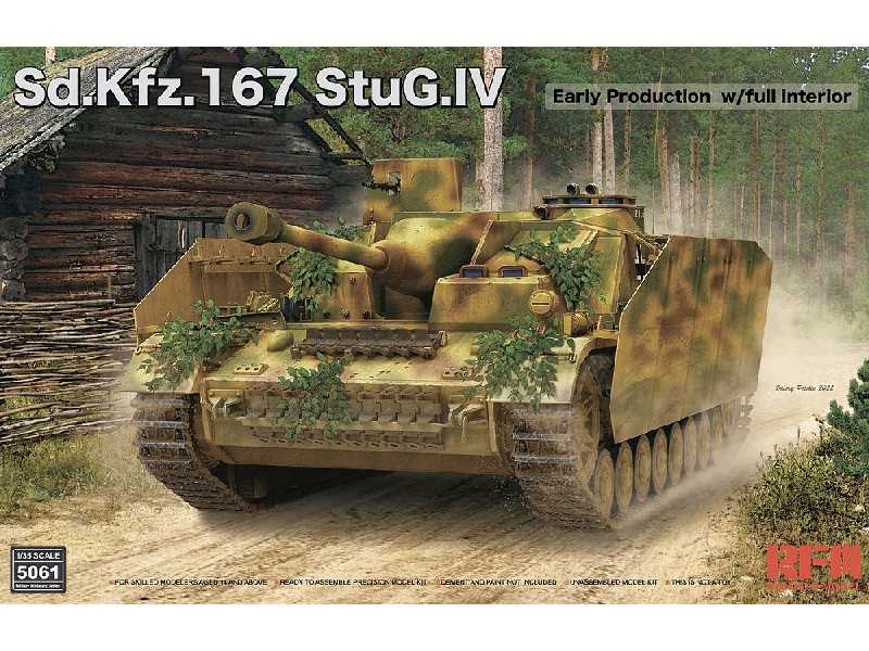 Sd.Kfz.167 StuG.IV Early Production w/full interior & workable track links - image 1