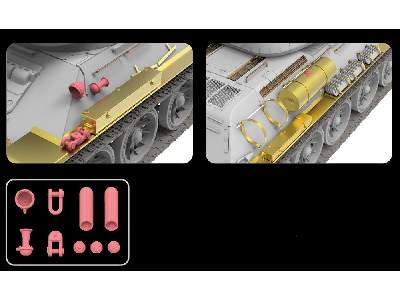 Upgrade set for 5083 T-34/85 Model 1944 - image 2