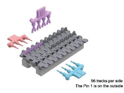 Workable Track Links for Pz.Kpfw.VI Tiger I Initial Production - image 3