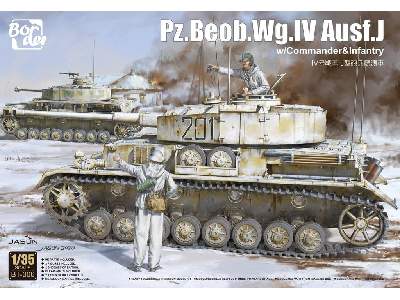 Pz.Beob.Wg. IV Ausf. J w/ Commander & Infantry - image 1