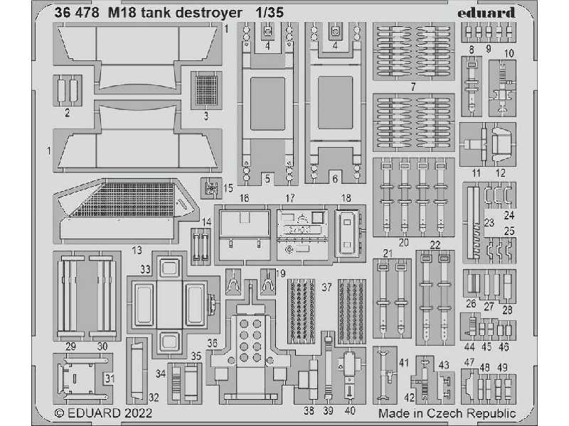 M18 tank destroyer 1/35 - TAMIYA - image 1