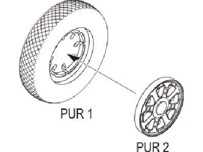 Hellcat - Wheels for Hasegawa - image 3