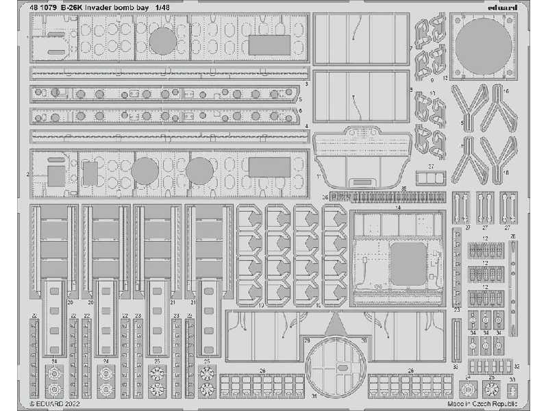 B-26K Invader bomb bay 1/48 - ICM - image 1