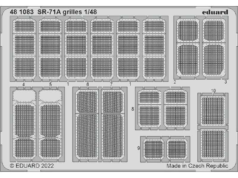 SR-71A grilles 1/48 - REVELL - image 1