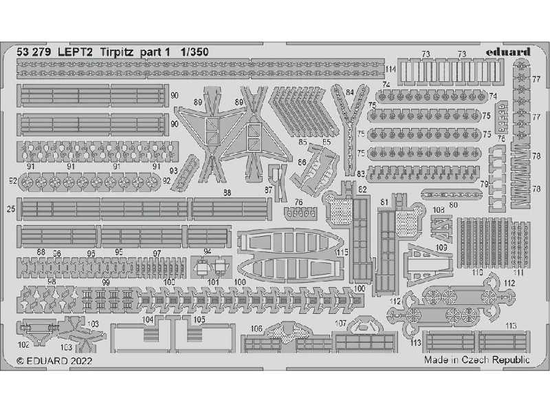 Tirpitz part 1 1/350 - TRUMPETER - image 1