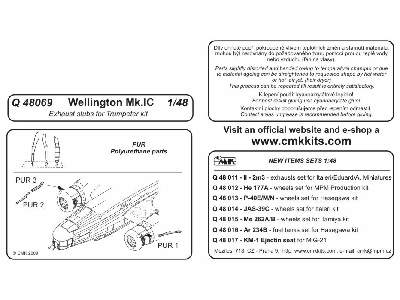 Wellington Mk.IC exhaust stubs - image 2