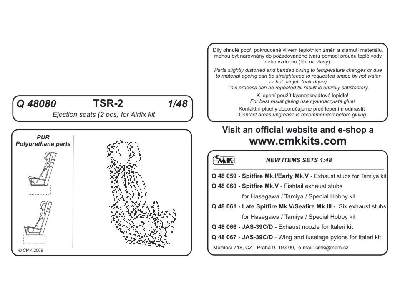 TSR-2 - Ejection seats for Airfix kit 1/48 - image 2