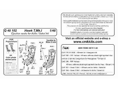Hawk T.Mk.I - Ejection seats for Airfix / Italeri kit - image 2
