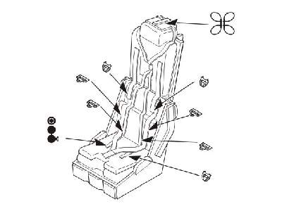 Martin Baker Mk.3 type 3CS ejection seat for Canberra PR Mk.9 1/ - image 1