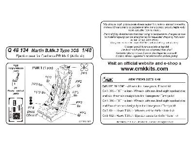 Martin Baker Mk.3 type 3CS ejection seat for Canberra PR Mk.9 1/ - image 2