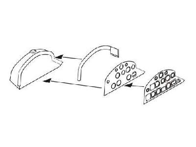 Canberra PR Mk.9  Instrument panel 1/48  for Airfix / Cl. Airfra - image 1