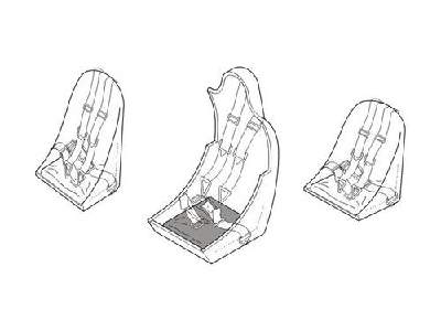 Junkers Ju 88A/C/G  Seats 1/48 for Dragon kit - image 1