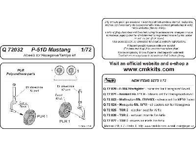 P-51D Mustang Wheels for Tam/Has - image 2