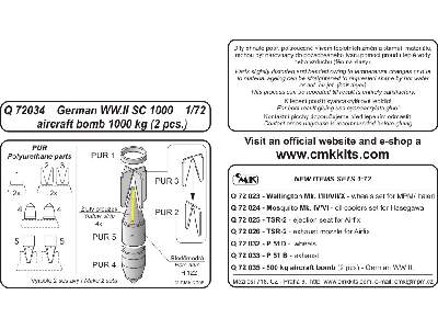 German WWII SC1000 Bomb *2 - image 2