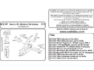 L-39 Albatros Tail planes (Edu) - image 2