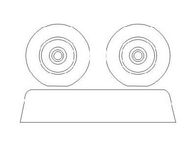 Mk.I Wheels for Hasegawa/Revell/Airfix/Heller (master by Hi-Kit) - image 1