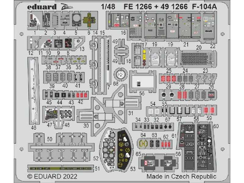 F-104A 1/48 - KINETIC MODEL - image 1