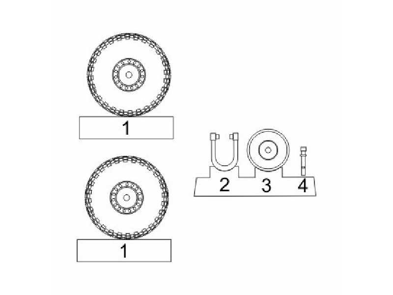 Lancaster Mk.I/III Wheels (Rev-Has) - image 1