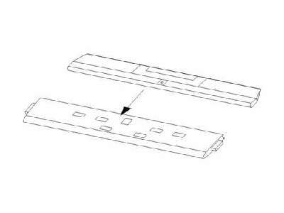 P-38J Lightning Tail horizontal surfaces for Academy - image 1