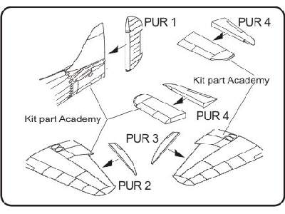 Tempest Mk.V Control Surfaces (Aca) - image 4