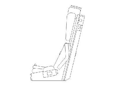 Canberra PR Mk.9  Ejection seat 1/ 72 for Airfix kit - image 1
