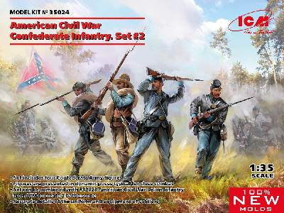 American Civil War Confederate Infantry Set #2 - image 1