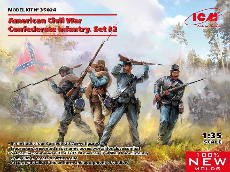 American Civil War Confederate Infantry Set #2 - image 1