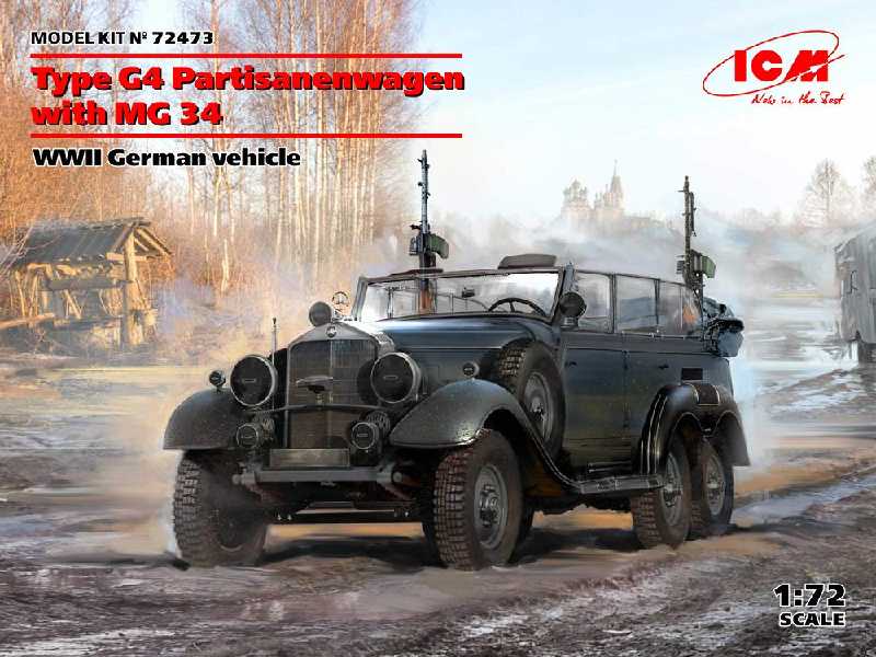 Type G4 Partisanenwagen With Mg 34 WWII German Vehicle - image 1