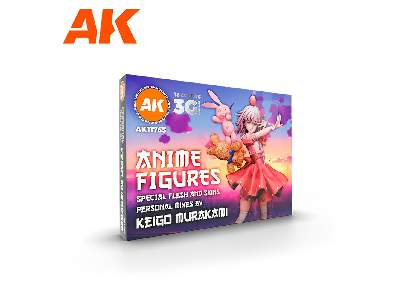 Ak 11765 Signature Set - Keigo Murakami Personal Mixes - Anime Figures Paint Set - image 1
