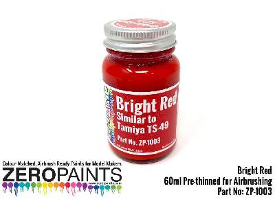 1003 Bright Red Paint (Similar To Ts49) - image 1