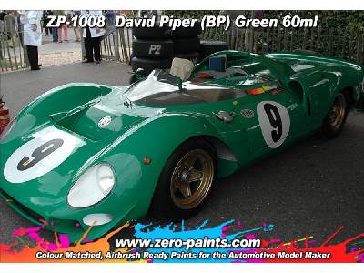 1008 -david Piper Bp Green 60ml (Ferrari 250lm, Lola T70 Mkiii, Ferrari 365 P2 And Porsche 917k.) - image 4