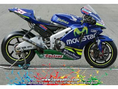 1015 - Honda Rc211v Telefonica Movistar Paints - image 2