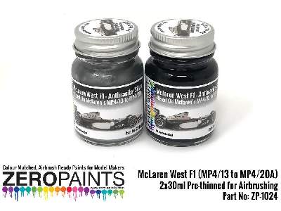 1024 - Mclaren West F1 (Mp4/13 To Mp4/20a) Paints - image 2