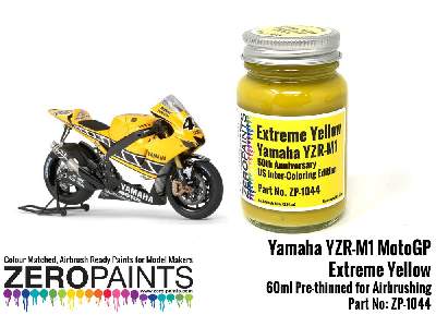 1044 - Yamaha Motogp Extreme Yellow Paint - image 1