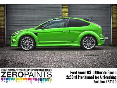 1100 - Ford Focus Rs Ultimate Green Paint - image 1