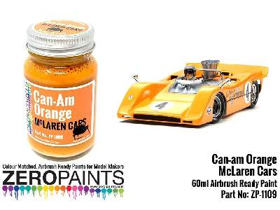 1109 - Can-am Mclaren Orange Paint - image 1