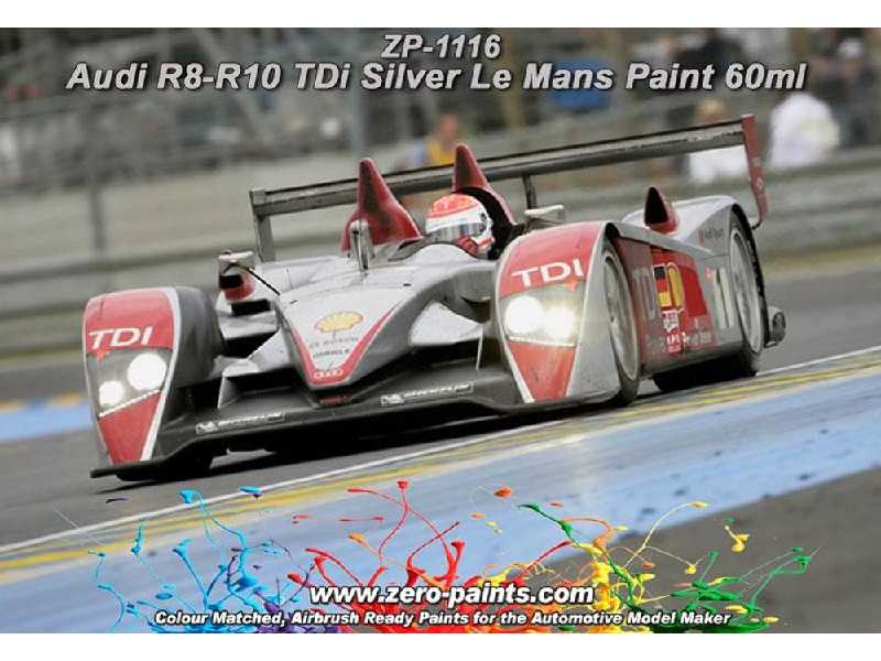 1116 - Audi R8-r10 Tdi Silver Le Mans Paint - image 1