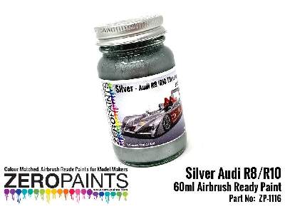 1116 - Audi R8-r10 Tdi Silver Le Mans Paint - image 2