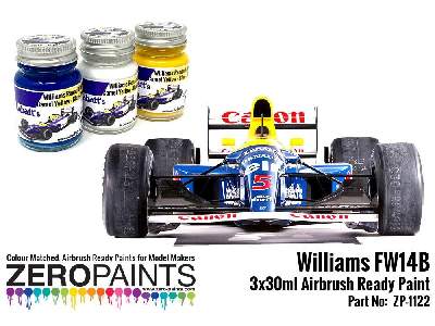 1122 - Williams Fw14b Paint Set - image 2