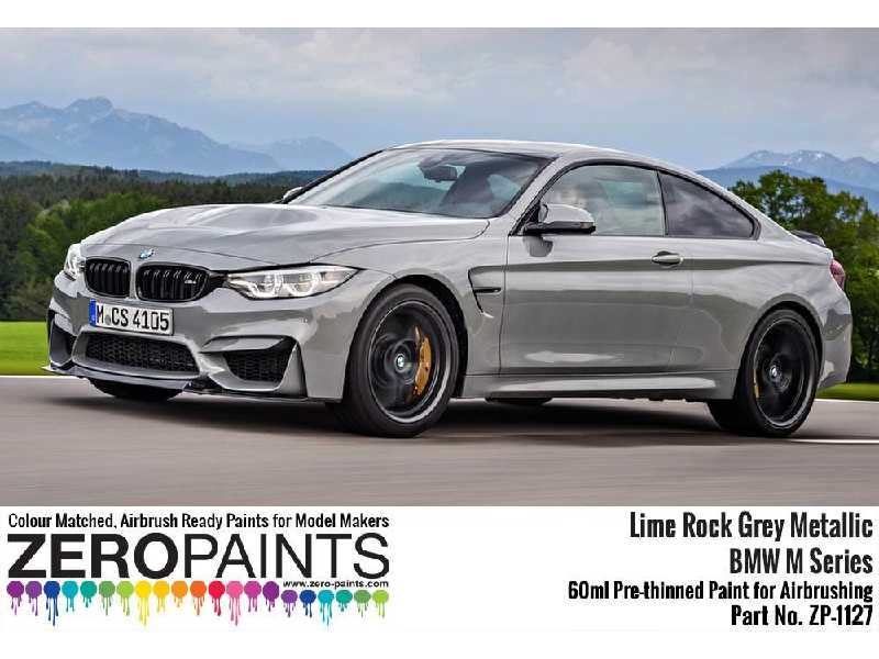 1127 Bmw Lime Rock Grey Metallic Paint - image 1