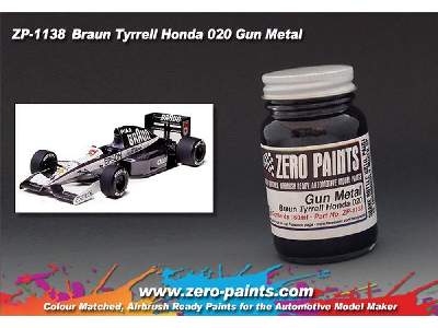 1138 - Gun Metal Paint For Braun Tyrrell Honda 020 - image 2