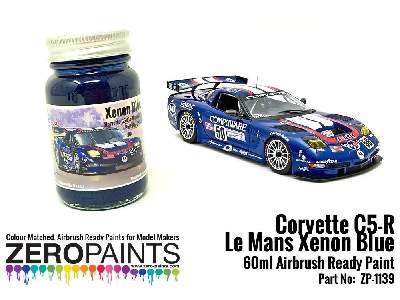 1139 - Corvette C5-r Le Mans Xenon Blue Paint 2003 - image 1
