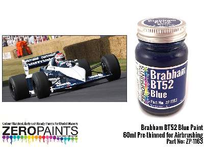 1163 - Brabham Bt52 Blue Paint - image 1